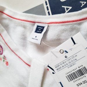 Girls Ruffle Floral Cardigan